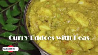 Curried Eddoes with Pigeon Peas  VEGAN   Episode 1190 [upl. by Coy]