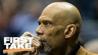 Kareem AbdulJabbar Talks Current Sports Landscape And LeBron James  First Take  May 17 2017 [upl. by Kcired315]