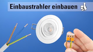 Einbauspots einbauen  Einbaustrahler verkabeln und erweitern [upl. by Barcot]