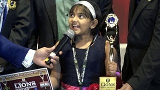 Naamkarann child actor Arsheen Namdar at Lions Gold Awards 2016  Interview [upl. by Trawets179]