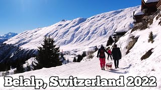 Belalp SwitzerlandWinter 2022 [upl. by Nosaj]