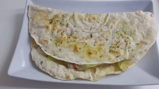 PIADINA 2 INGREDIENTI PRONTA IN 3 MINUTI [upl. by Madanhoj385]