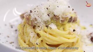 Come fare la carbonara il video tutorial dello chef Luciano Monosilio [upl. by Sudnac]