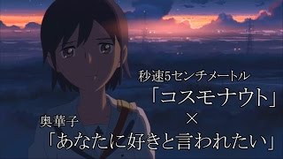 【新海誠】秒速5センチメートル「コスモナウト」× あなたに好きと言われたい（08Live）【奥華子】 [upl. by Christoper]