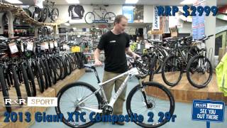 2013 Giant XTC Composite 2 Mountain Bike Review [upl. by Amlus691]