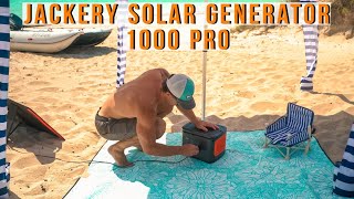 Jackery Solar Generator 1000 Pro  Portable Lithium Power Station Overview amp First Impressions 2023 [upl. by Yrellam]