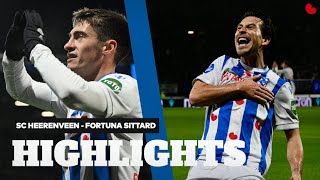 👊 𝟑 𝐠𝐨𝐚𝐥𝐬 🔛 𝟑 𝐩𝐮𝐧𝐭𝐞𝐧  HIGHLIGHTS sc Heerenveen  Fortuna Sittard [upl. by Odnesor937]