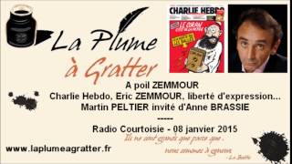 A poil Zemmour  Charlie Hebdo Zemmour liberté d’expression – Radio Courtoisie 08 janvier 2015 [upl. by Obadias]