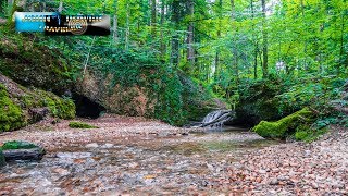 Relaxing Sleep Nature Sound Waterfall Meditation in 4K Part 1 [upl. by Anyl611]