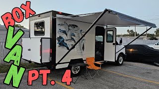 You Can Put an RV Awning on a UHaul  Box Van Build Part 4 [upl. by Anilesor]