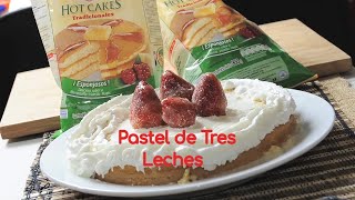 Pastel de tres leches con harina de hot cakes [upl. by Gypsie]