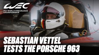 Sebastian Vettel Set To Test The Porsche 963 I FIA WEC [upl. by Nuhsyar]