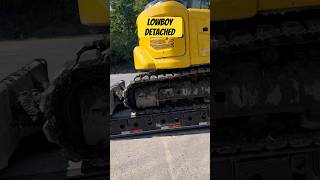 Lowboy Trailer Detached For Unload shorts [upl. by Jp]