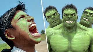 Hollywood Hulk Transformation In Real life 8  hulk hulktransformation [upl. by Attennaj]