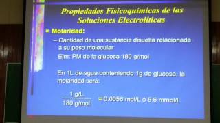 Fisiología Renal 11 Medio interno Osmolaridad [upl. by Oicelem159]