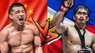 Zhang Lipeng vs Eduard Folayang  Fight Highlights [upl. by Knick]