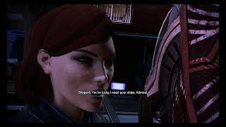 Mass Effect 3 LE Part 52 Femshep annoyed at Quarian Admiral Geral [upl. by Niawd]