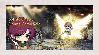 MapleStory 55k BowMaster Normal Seren Solo [upl. by Micky508]