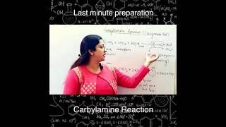 quotLastMinute Organic Chemistry Boost Carbylamine Reaction Study Sessionquot [upl. by Burnsed]