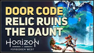 Door Code Relic Ruins The Daunt Horizon Forbidden West [upl. by Gies]