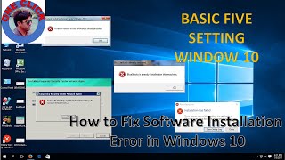 How to Fix Software Installation Error in Windows 108 17 Fail Fatal Can’t Install [upl. by Alverta782]