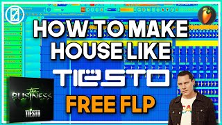 HOW TO Tiësto  The Business FREE FLP🔥 [upl. by Notlil]