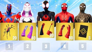 The RANDOM SPIDERMAN Challenge in Fortnite [upl. by Ttirrej653]