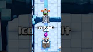 EVOLVED ICE SPIRIT IS BROKEN IN CLASH ROYALE clashroyale shorts [upl. by Raybourne]