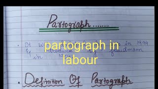 Partograph in labour  Nursingparamedicalnotes [upl. by Aicened]