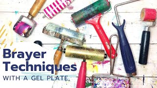 Brayer Techniques with a Gel Plate [upl. by Ozne701]