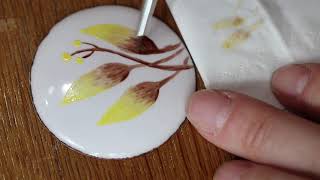 Painting on Enamel part 1  enamel Workshop [upl. by Rabi]