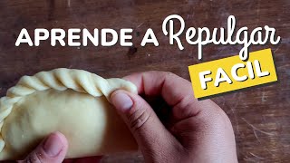 Como repulgar FACIL  6 formas de cerrar empanadas [upl. by Vale]