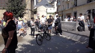 Bénédiction de vélos à Rennes sur la Place SaintGermain  15 Septembre 2024 01 [upl. by Dodds]