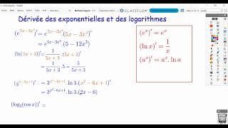 Méthode  Dérivées des exponentielles et des logarithmes vidéo 3 [upl. by Liz690]