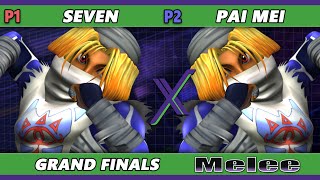 SX 565 GRAND FINALS  Seven Sheik Vs Pai Mei L Sheik Smash Melee  SSBM [upl. by Semyaj]