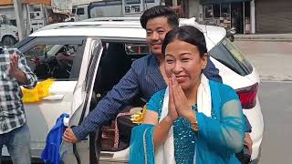 The Poet Idol Contestant of Sikkim Neelam Gurung Welcomed at Rangpo [upl. by Inaluiak]