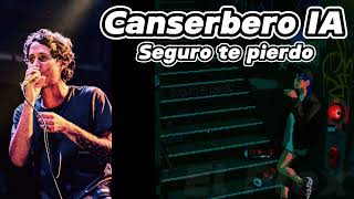 Seguro te pierdo Canserbero IA Cover BEST QUALITY [upl. by Monk161]