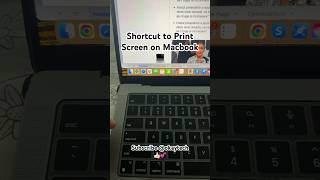 How to print screen on Apple Macbook Printscrn shortcut [upl. by Ahsiniuq]