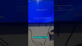 How to fully factory reset your ps4 ps4resetplaystation4 [upl. by Eenehs]