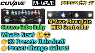 Cuvave Cube Baby  MVave Chocolate Wireless MIDI Controller Demo [upl. by Espy354]