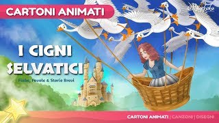 La Principessa e I Cigni Selvatici The Wild Swans NUEVO Cartone Animati  Storie per Bambini [upl. by Sanfourd]