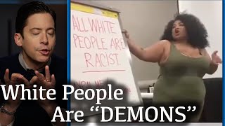 LOL Watch RACIST Lecture on Critical Race Theory to White Crowd [upl. by Suoinuj]