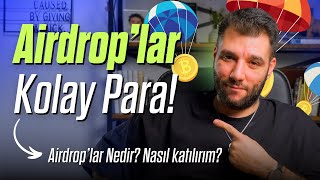 Airdroplar nedir Nasıl para kazanılır  Kripto Para Piyasa Analizi [upl. by Zetnas]