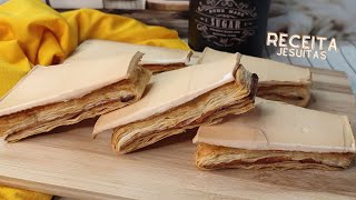 Aprenda aqui a fazer Jesuítas perfeitos um delicioso pastel portugues 😊 [upl. by Ravilob]