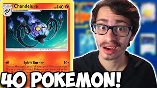 This Deck is Absolutely Crazy 40 Pokemon Chandelure Deck PTCGO [upl. by Elleinnad386]