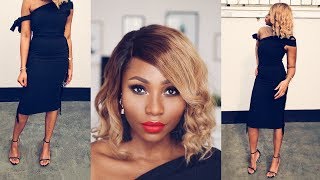 BOMBSHELL VALENTINES DAY GRWM MAKEUP TUTORIAL  OUTFIT  DIMMA UMEH [upl. by Thurnau]