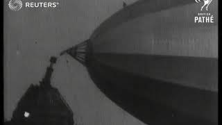 TRANSPORT Airships R100 arrives at Cardington 1929 [upl. by Yasdnil]