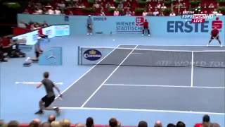 Andy Murray vs Viktor Troicki Vienna 2014 SF Highlights [upl. by Omsoc]