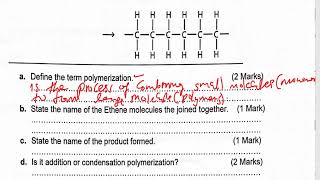 CHEMISTR YEXAM 2022 PART 3 Somaliland Exam 2022 [upl. by Tisman]