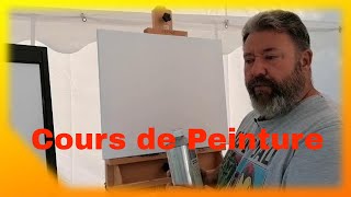 Cours de peinture à l’huile pour débutant démarrer un tableau [upl. by Capriola]